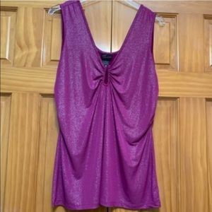 Torrid Fuscia Sleeveless Top Size 1X